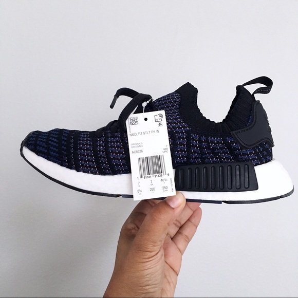 Adidas NMD _R1 STLT PK W Core Black Ash Pink - Picture 3 of 5